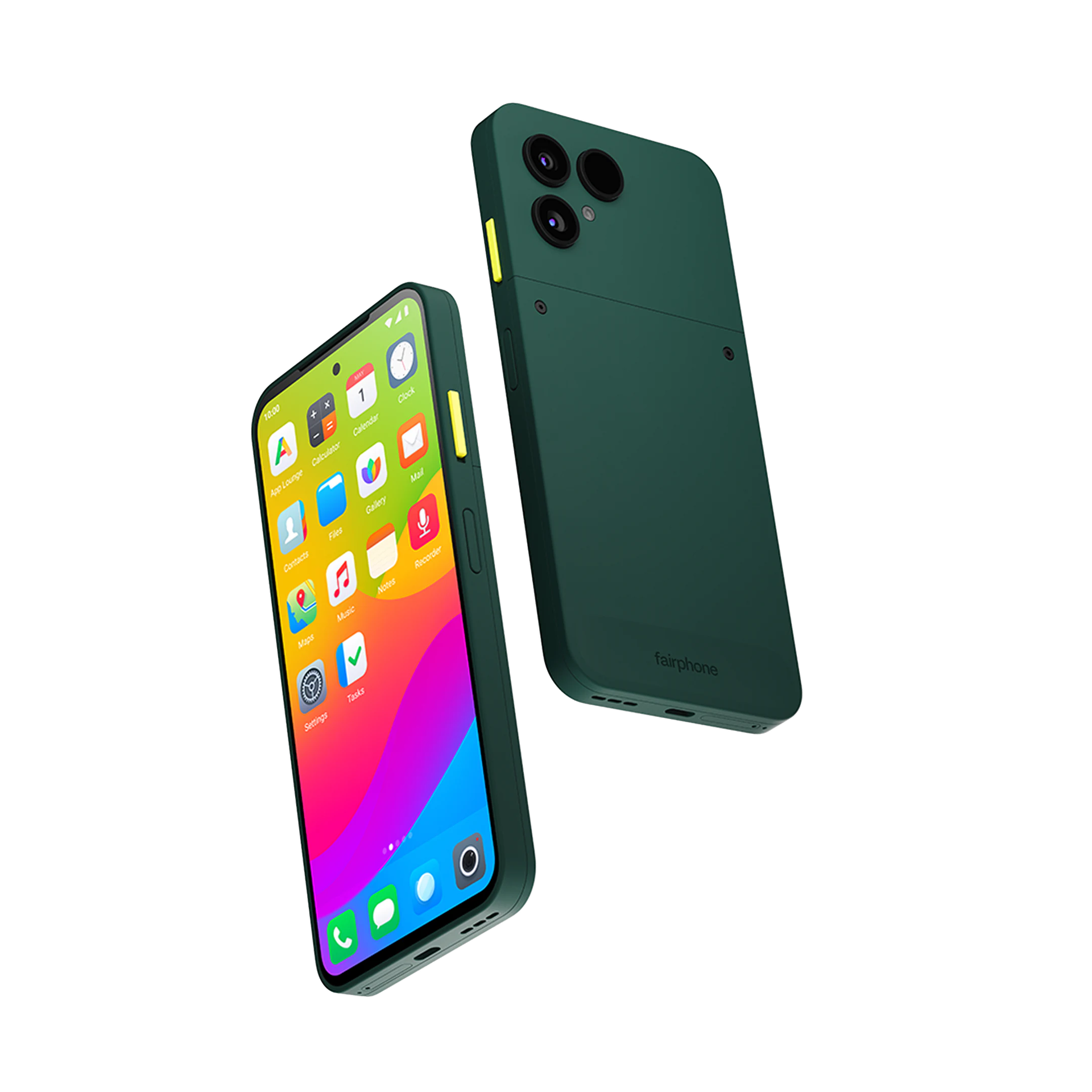 The Fairphone (Gen. 6+) with /e/OS by Murena Forest Green
