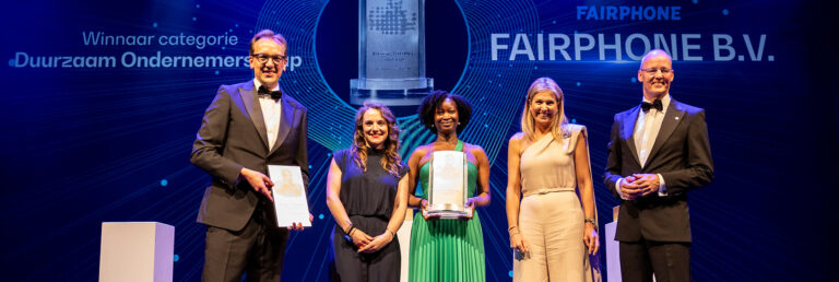 Fairphone wins 2024 Koning Willem-I Prize